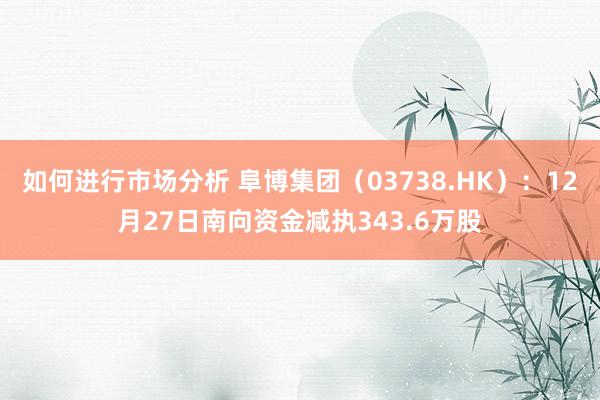 如何进行市场分析 阜博集团（03738.HK）：12月27日南向资金减执343.6万股