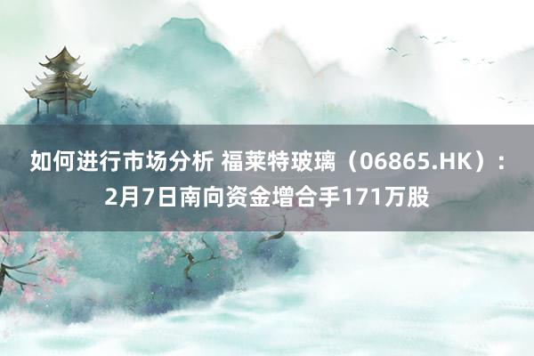 如何进行市场分析 福莱特玻璃（06865.HK）：2月7日南向资金增合手171万股