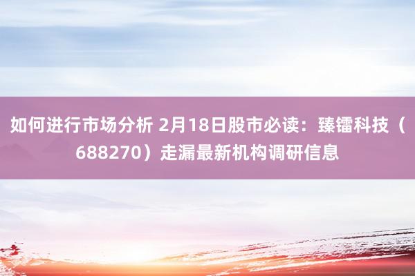 如何进行市场分析 2月18日股市必读：臻镭科技（688270）走漏最新机构调研信息