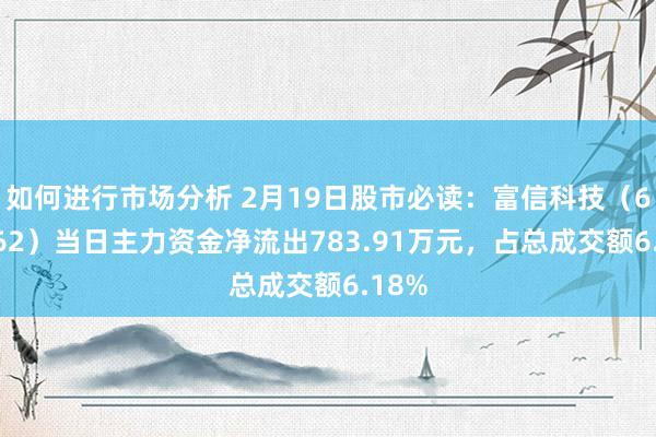 如何进行市场分析 2月19日股市必读：富信科技（688662）当日主力资金净流出783.91万元，占总成交额6.18%